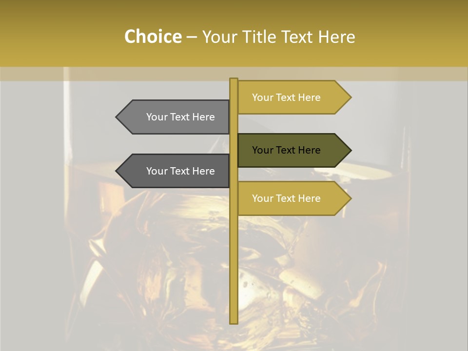 Glassware Object Cold PowerPoint Template