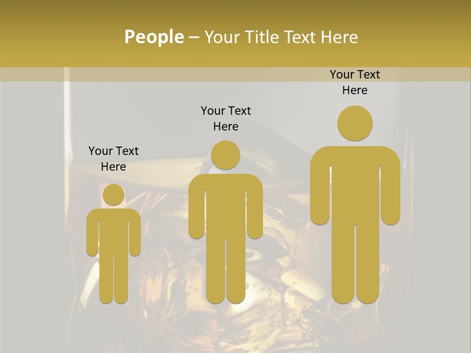 Glassware Object Cold PowerPoint Template