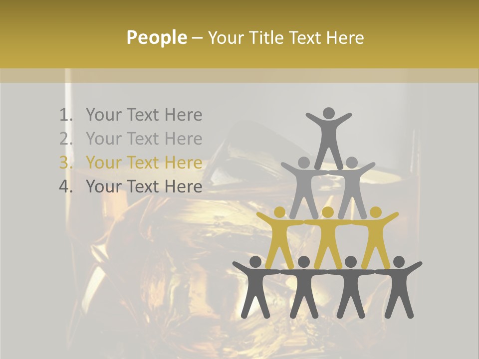 Glassware Object Cold PowerPoint Template
