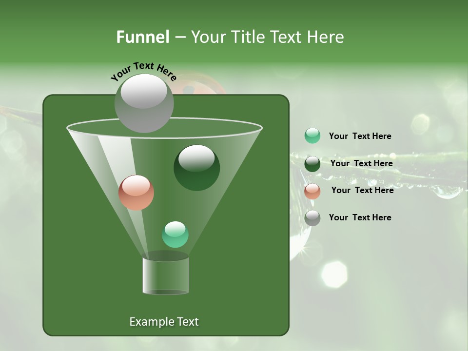 Healthcare Garden Ladybird PowerPoint Template