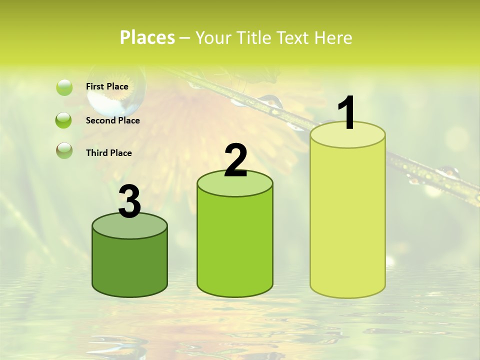 Meadow Sunrays Wave PowerPoint Template