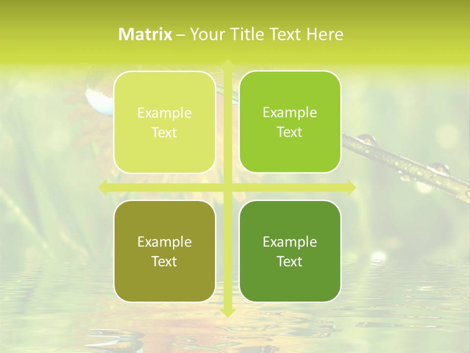 Meadow Sunrays Wave PowerPoint Template