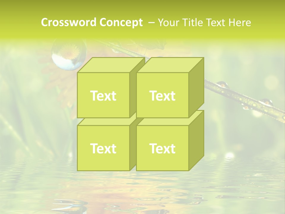 Meadow Sunrays Wave PowerPoint Template