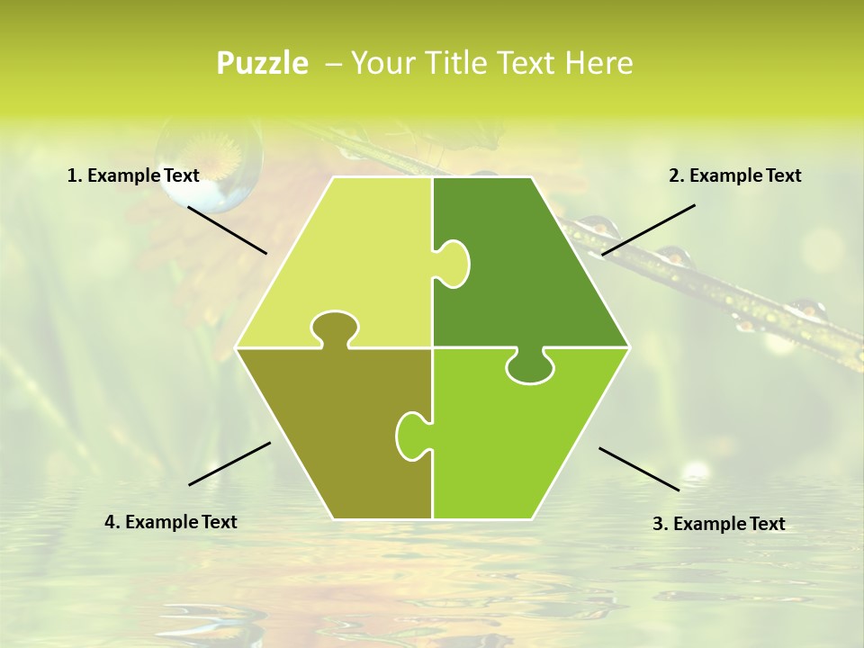 Meadow Sunrays Wave PowerPoint Template