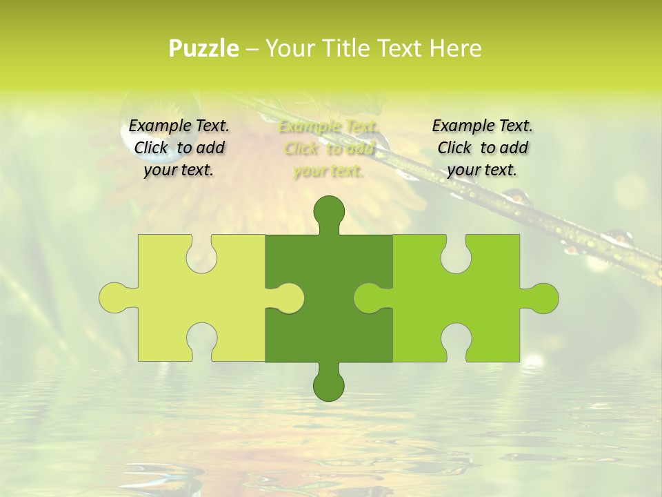 Meadow Sunrays Wave PowerPoint Template