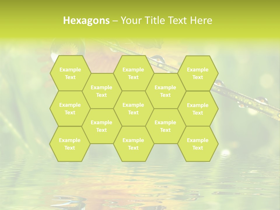 Meadow Sunrays Wave PowerPoint Template