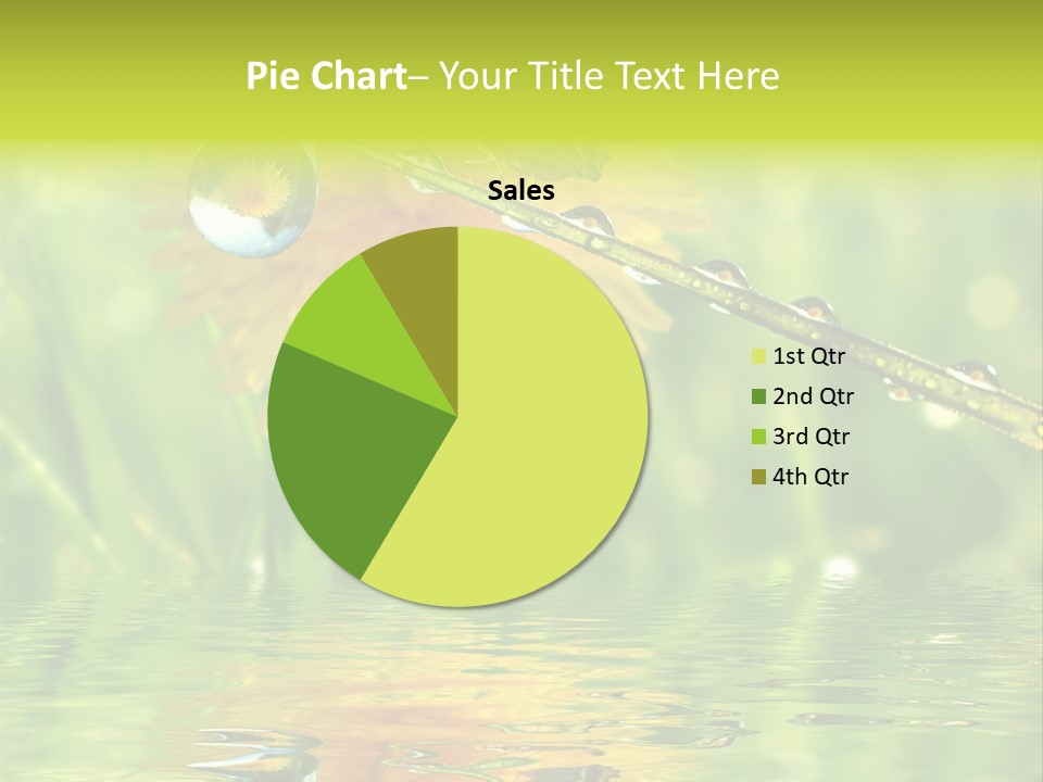 Meadow Sunrays Wave PowerPoint Template