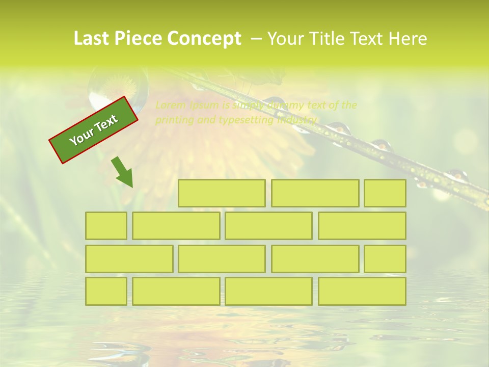 Meadow Sunrays Wave PowerPoint Template