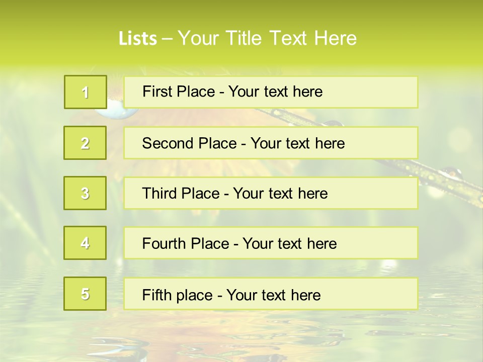 Meadow Sunrays Wave PowerPoint Template