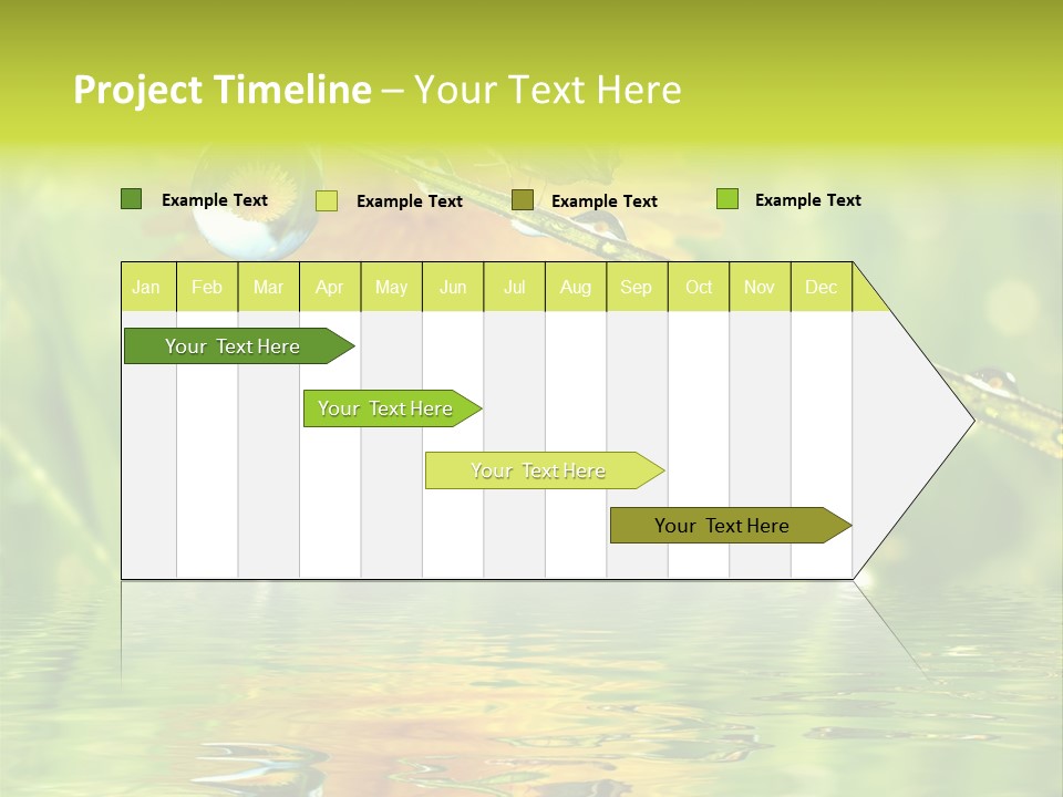 Meadow Sunrays Wave PowerPoint Template
