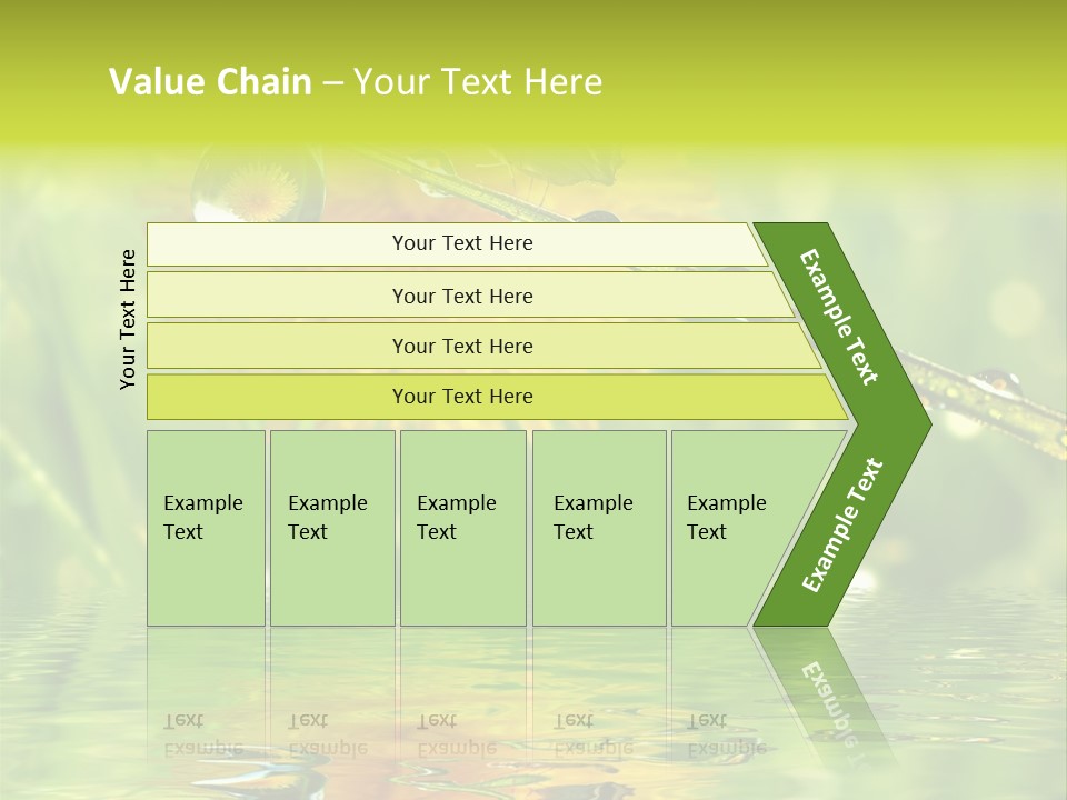 Meadow Sunrays Wave PowerPoint Template