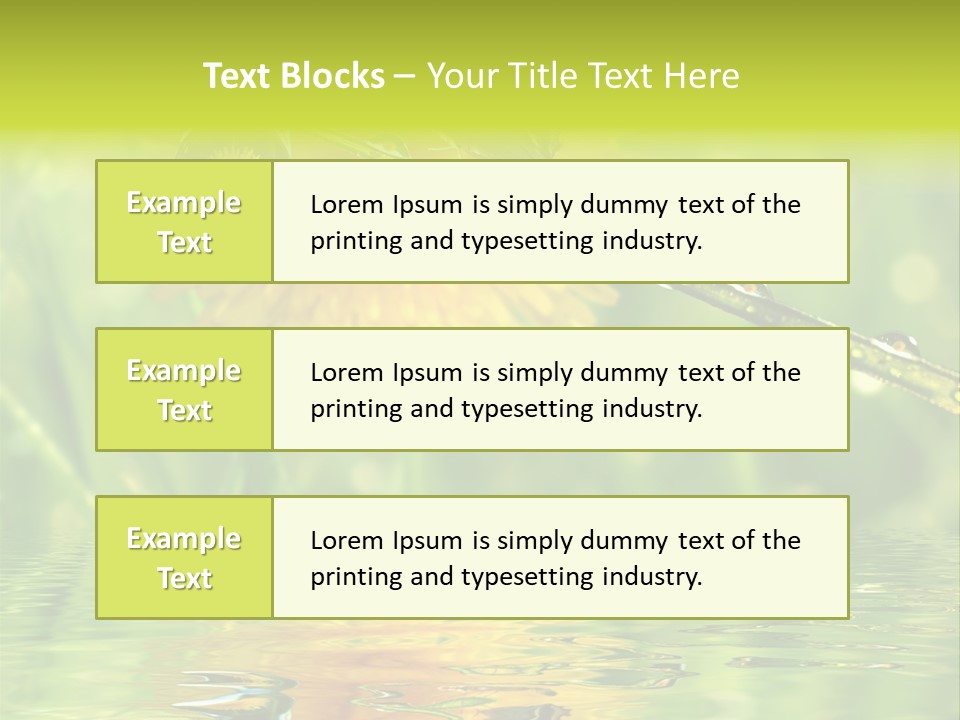 Meadow Sunrays Wave PowerPoint Template