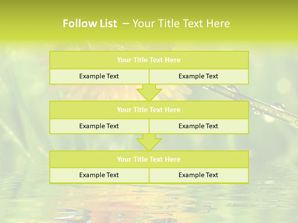 Meadow Sunrays Wave PowerPoint Template