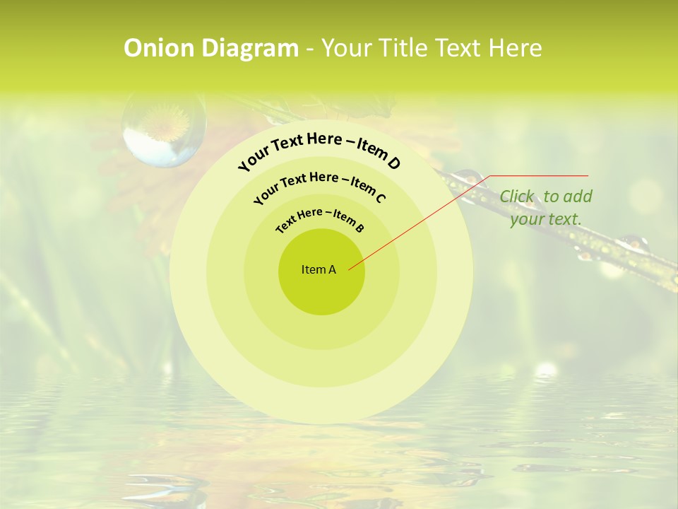 Meadow Sunrays Wave PowerPoint Template