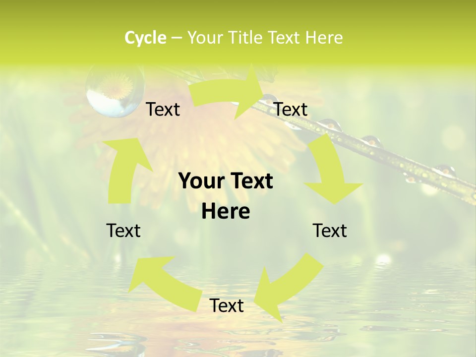 Meadow Sunrays Wave PowerPoint Template