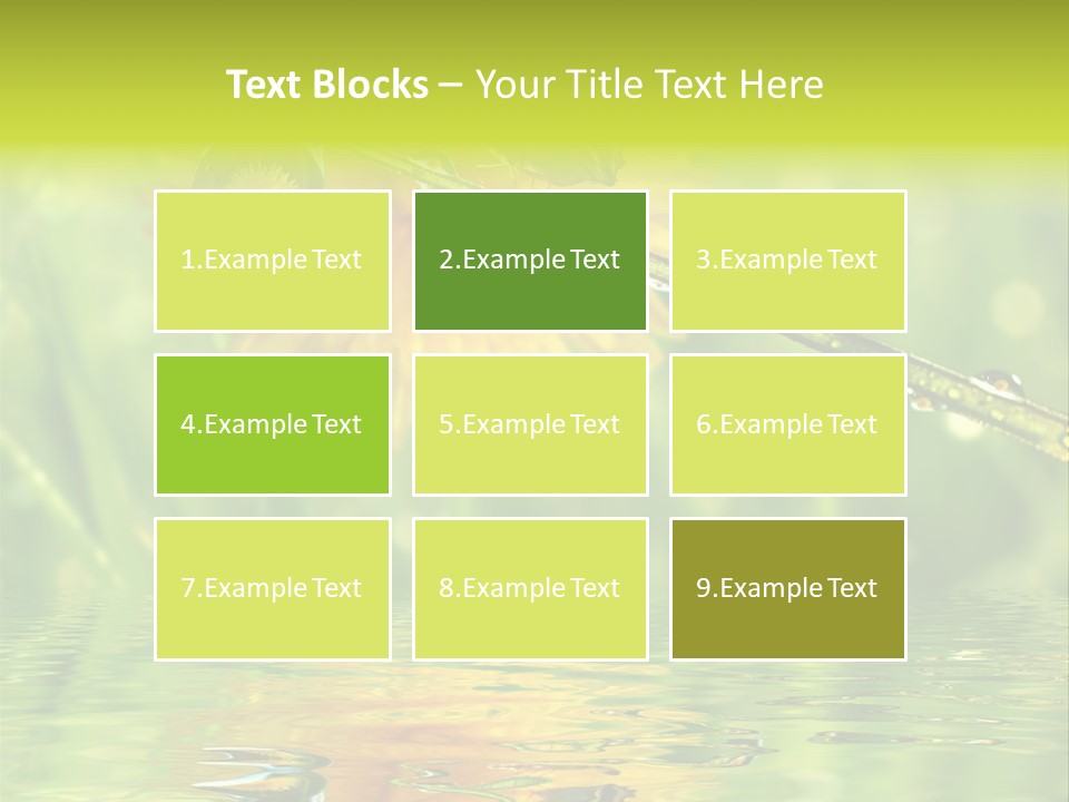 Meadow Sunrays Wave PowerPoint Template