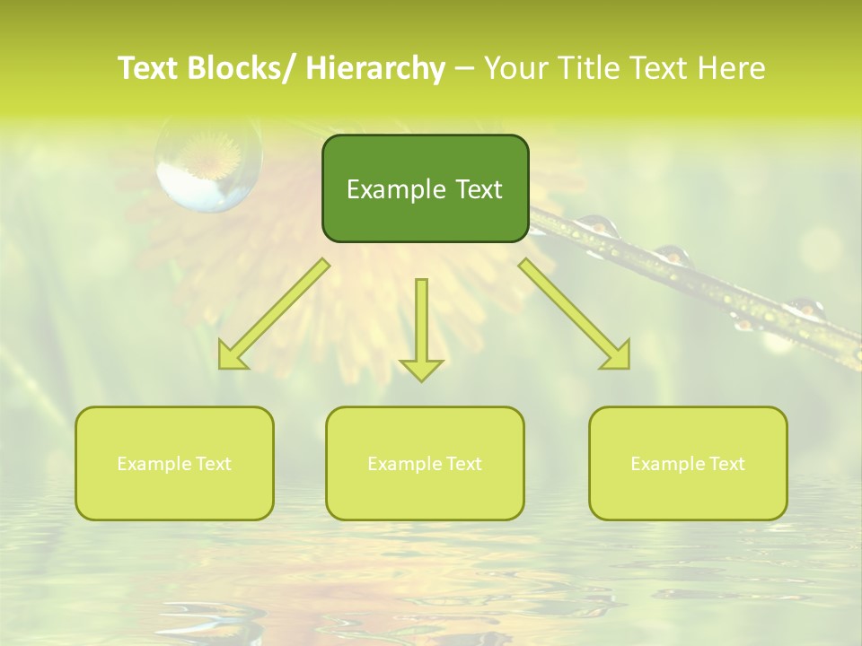 Meadow Sunrays Wave PowerPoint Template