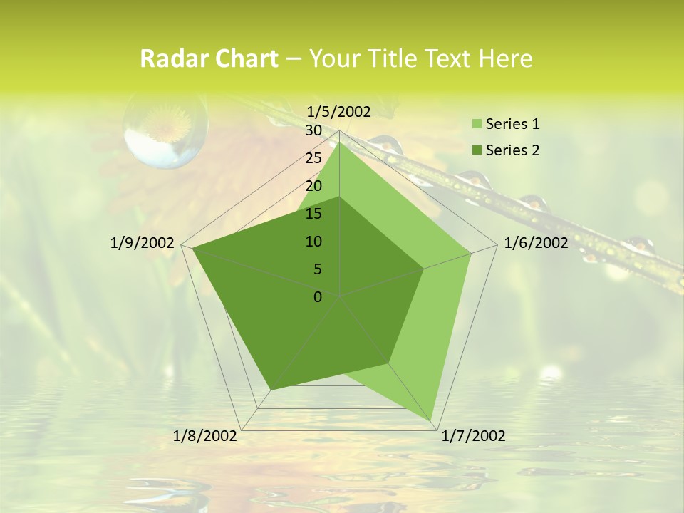 Meadow Sunrays Wave PowerPoint Template
