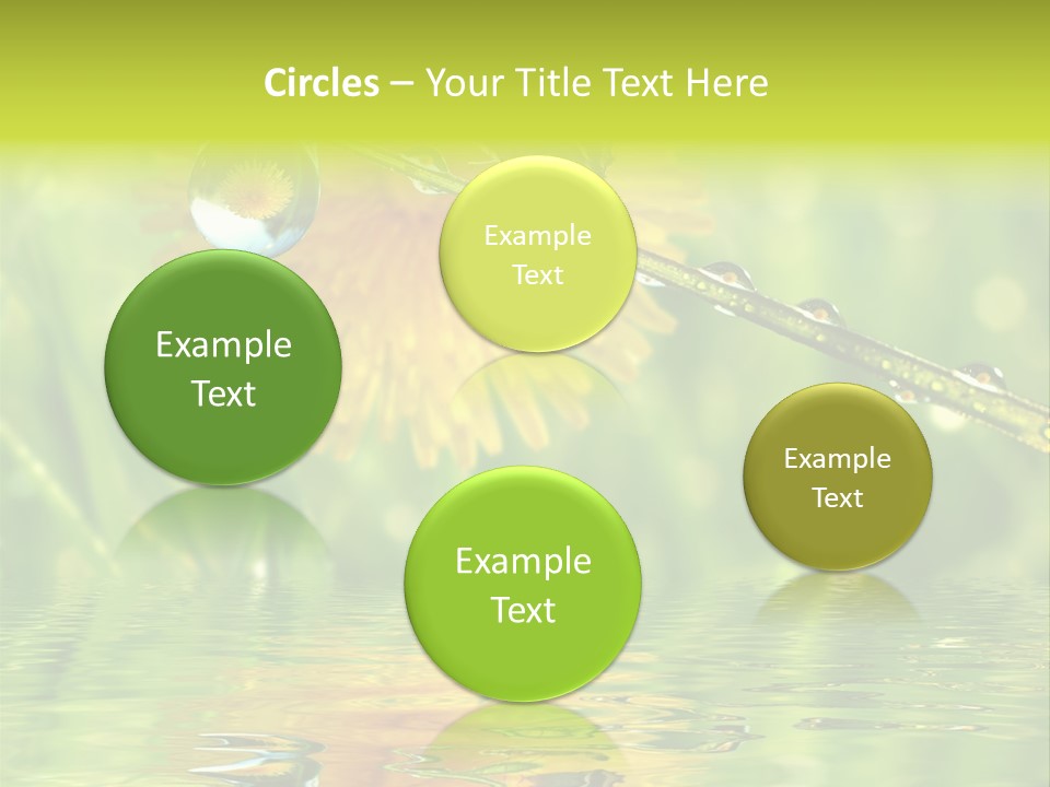 Meadow Sunrays Wave PowerPoint Template