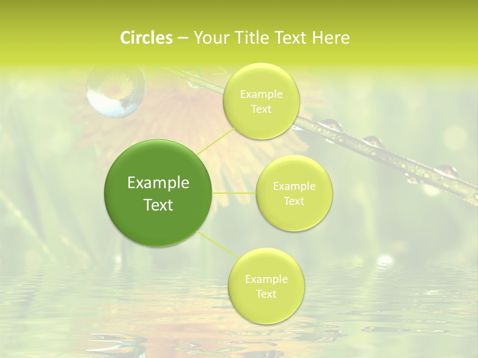 Meadow Sunrays Wave PowerPoint Template