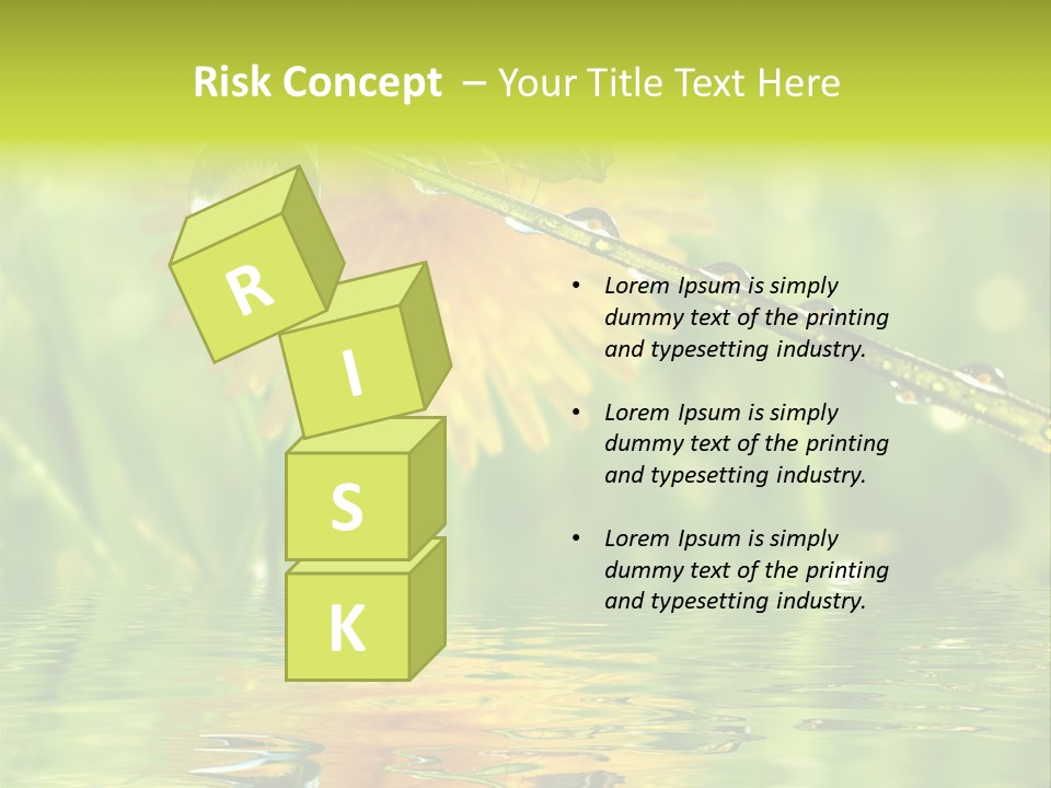 Meadow Sunrays Wave PowerPoint Template