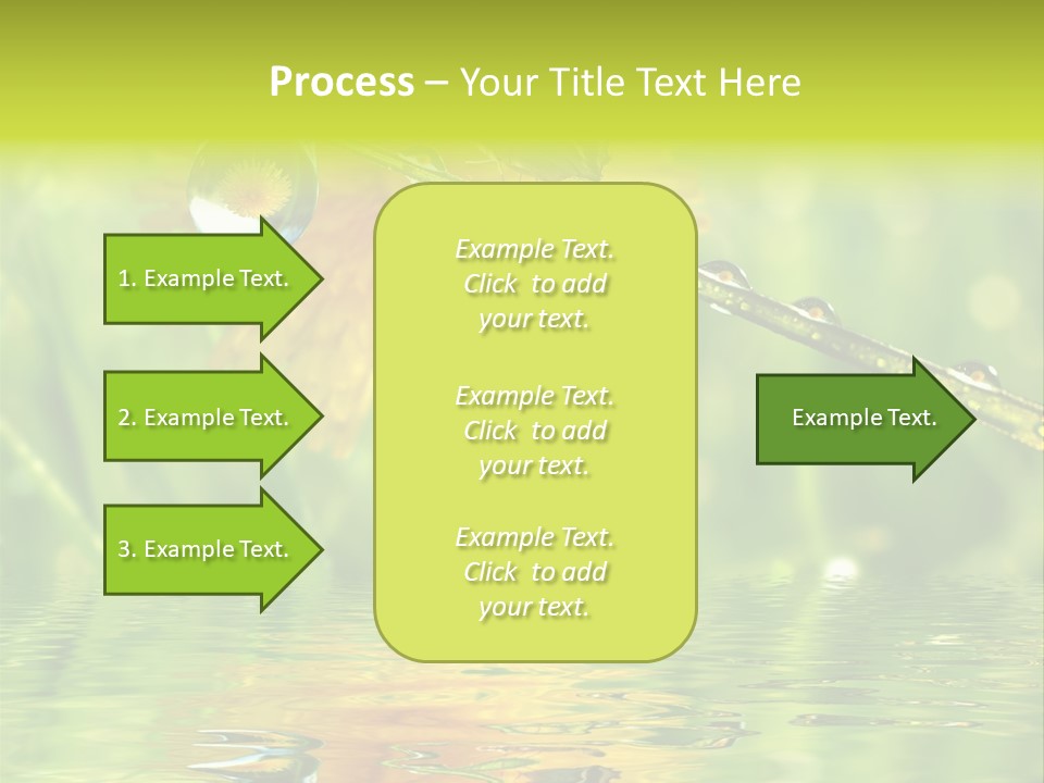 Meadow Sunrays Wave PowerPoint Template