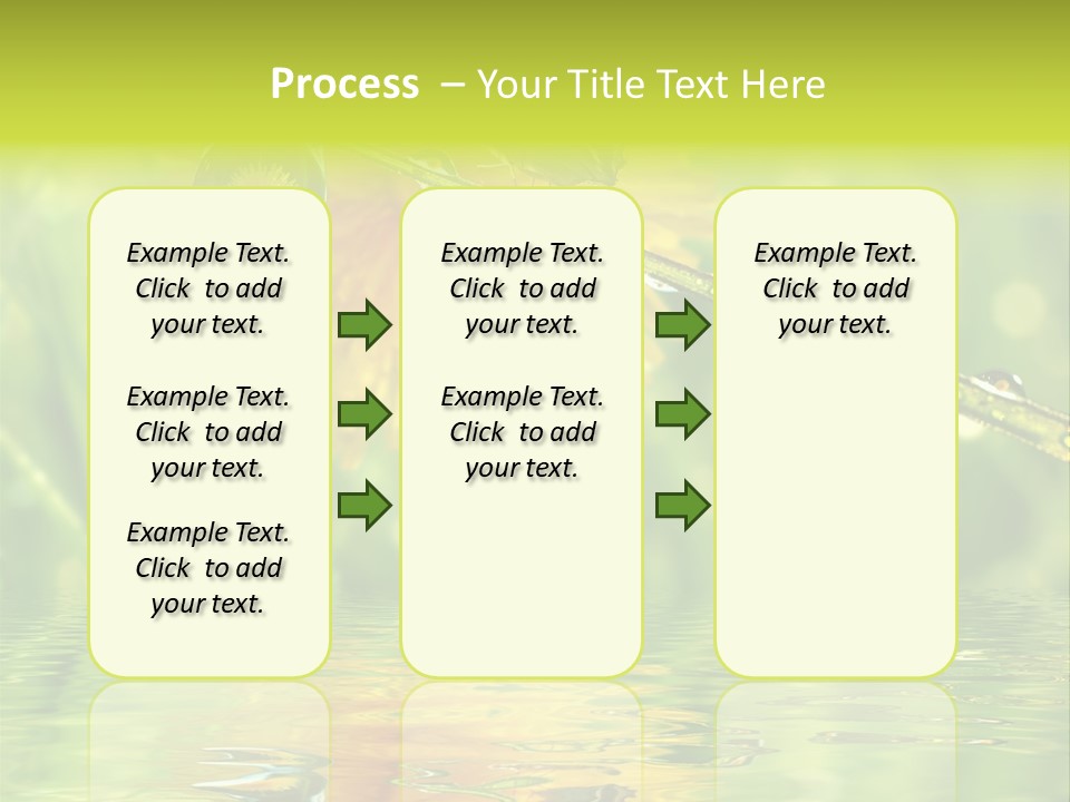 Meadow Sunrays Wave PowerPoint Template