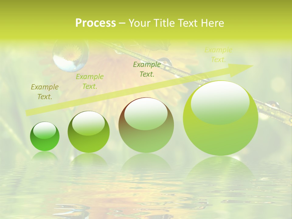 Meadow Sunrays Wave PowerPoint Template