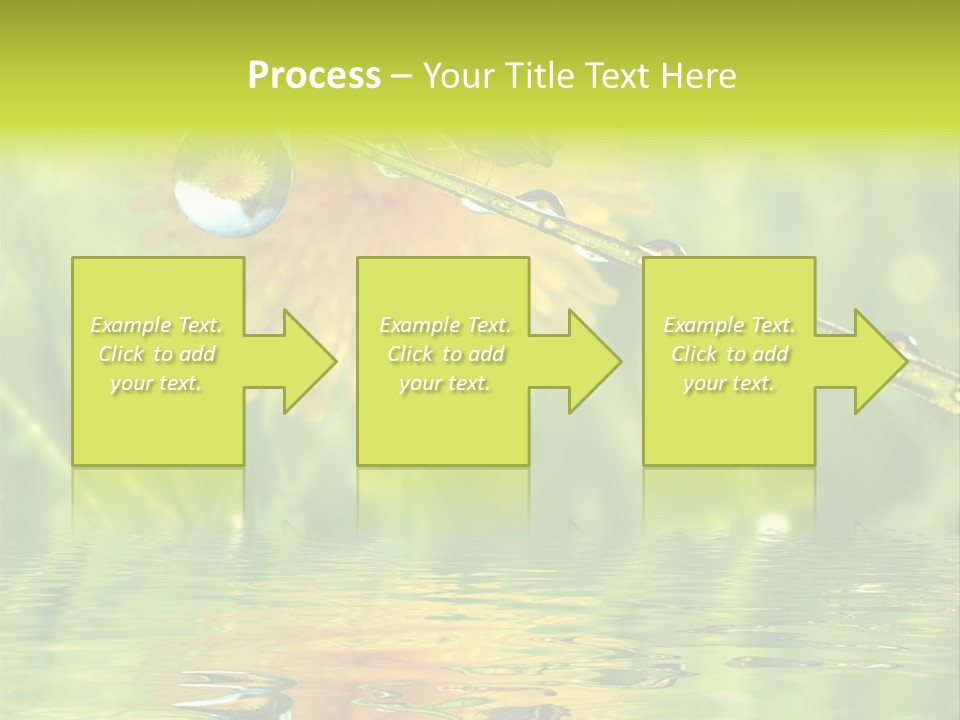 Meadow Sunrays Wave PowerPoint Template