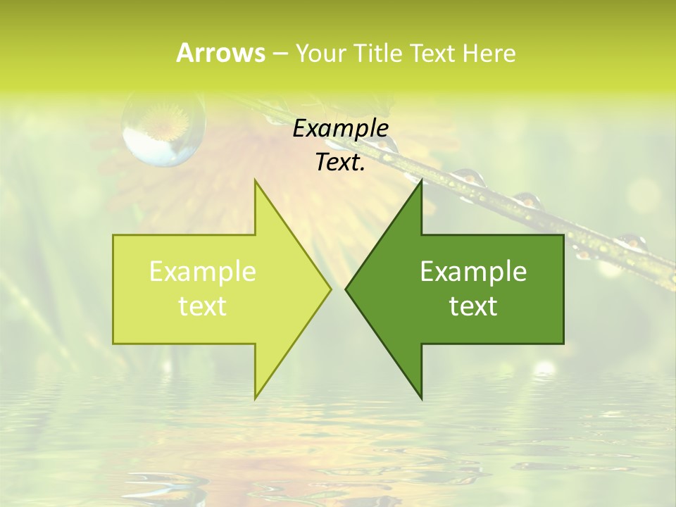 Meadow Sunrays Wave PowerPoint Template