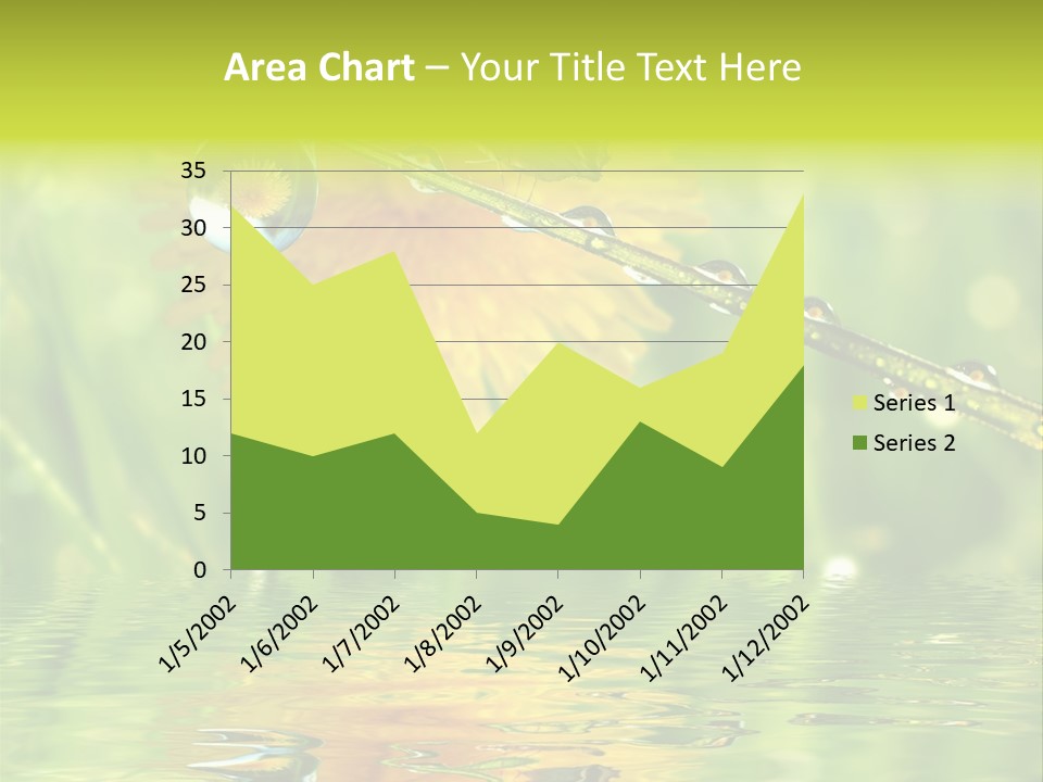 Meadow Sunrays Wave PowerPoint Template