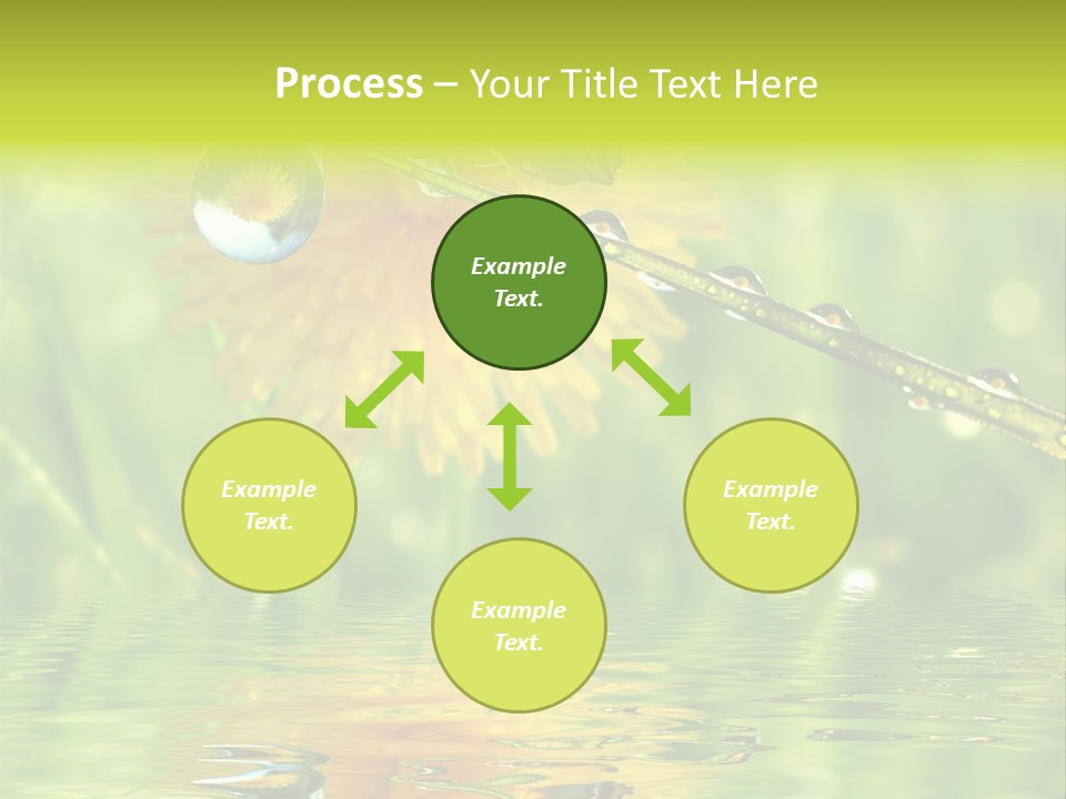 Meadow Sunrays Wave PowerPoint Template