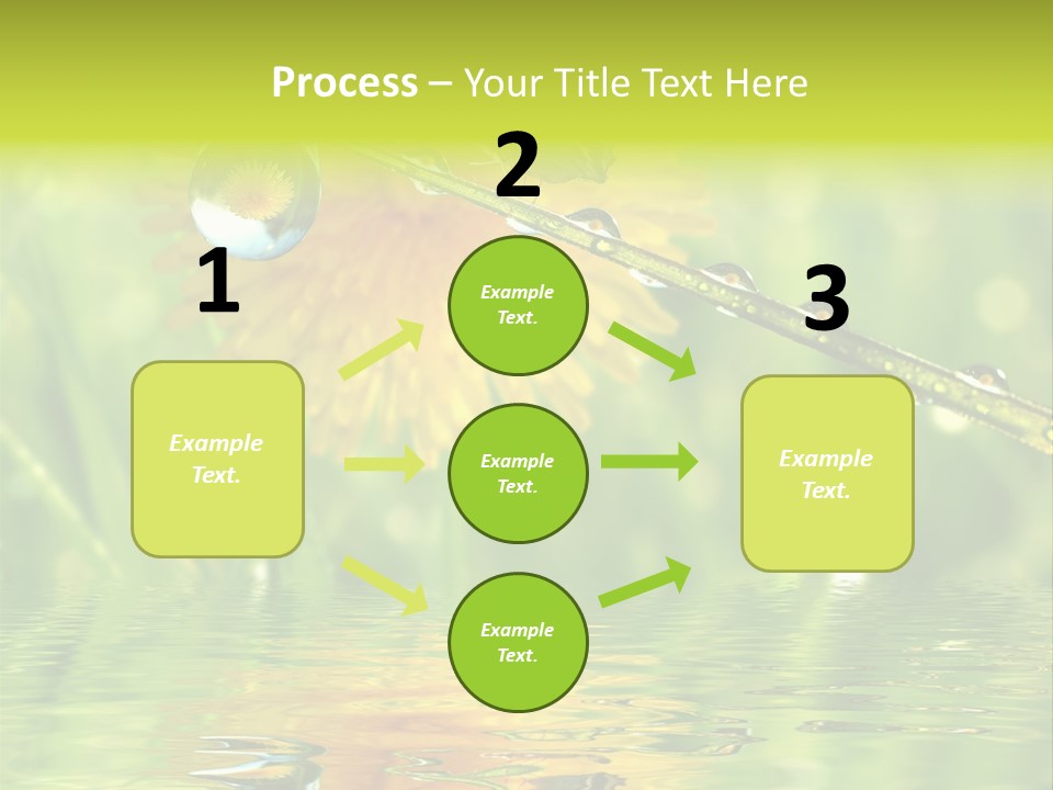 Meadow Sunrays Wave PowerPoint Template