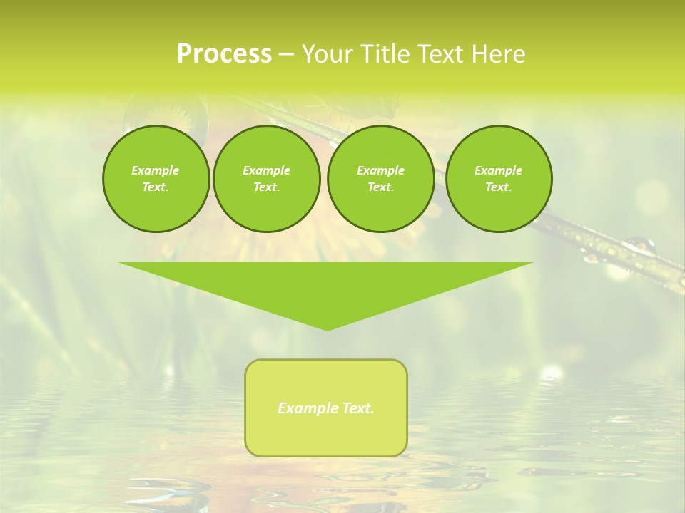 Meadow Sunrays Wave PowerPoint Template