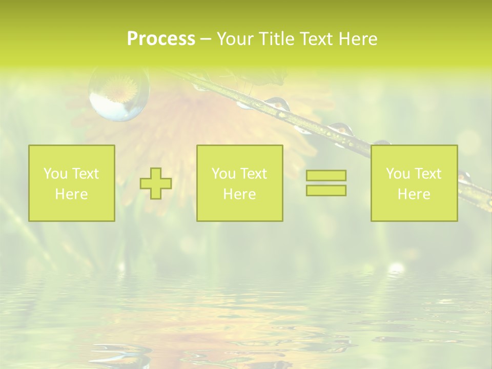 Meadow Sunrays Wave PowerPoint Template