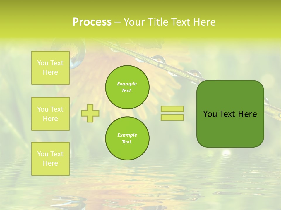 Meadow Sunrays Wave PowerPoint Template