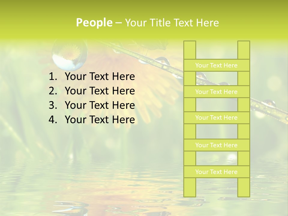 Meadow Sunrays Wave PowerPoint Template