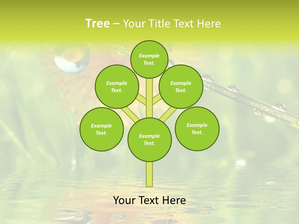 Meadow Sunrays Wave PowerPoint Template