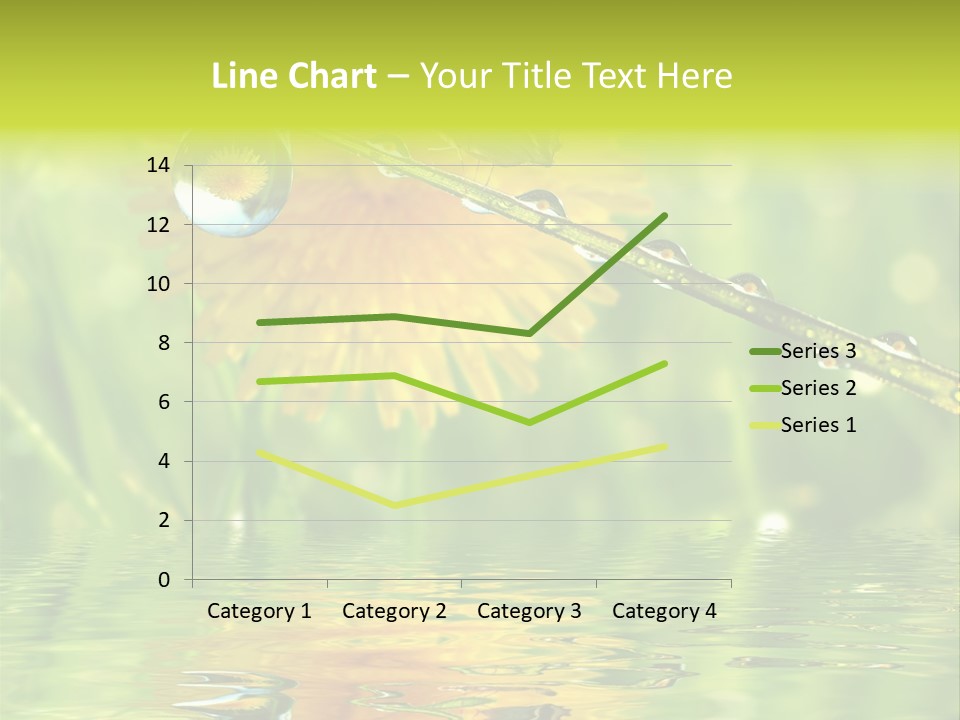 Meadow Sunrays Wave PowerPoint Template