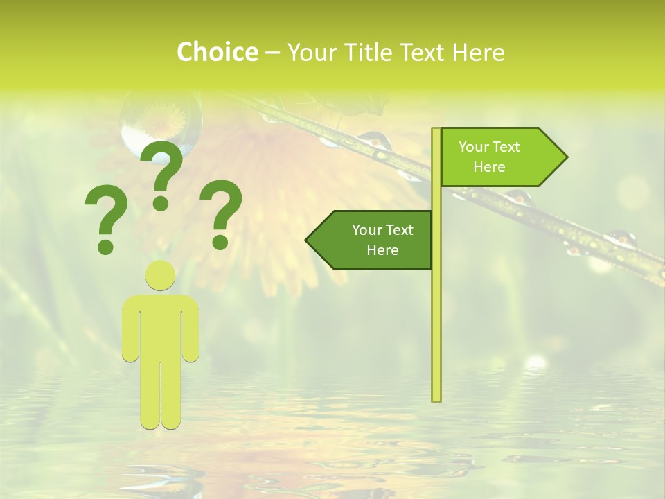 Meadow Sunrays Wave PowerPoint Template