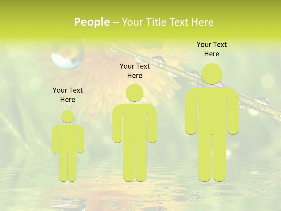 Meadow Sunrays Wave PowerPoint Template