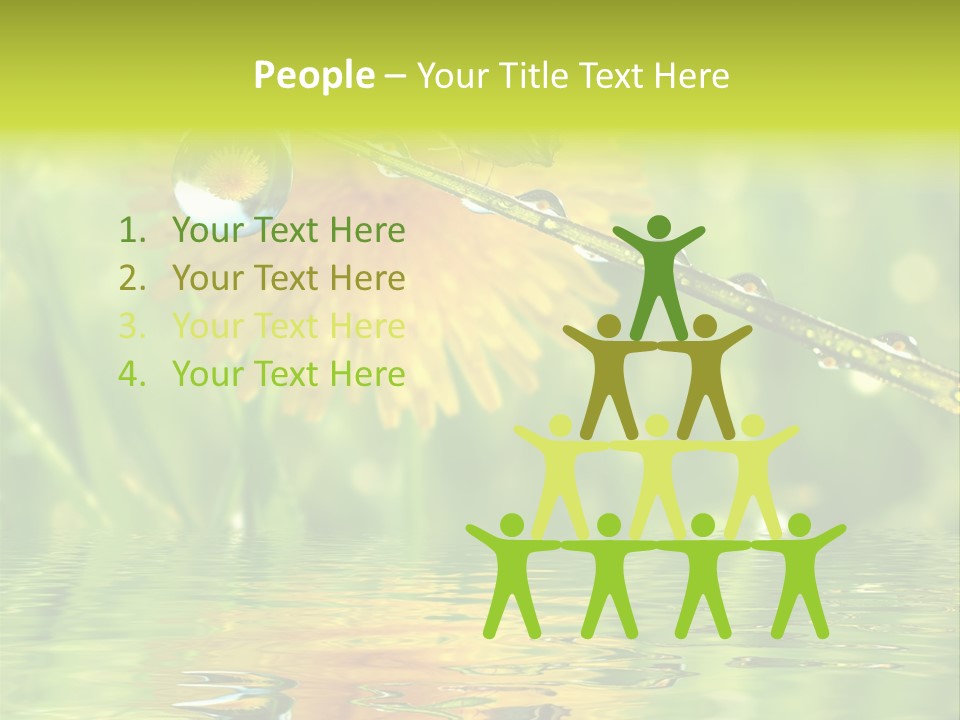 Meadow Sunrays Wave PowerPoint Template