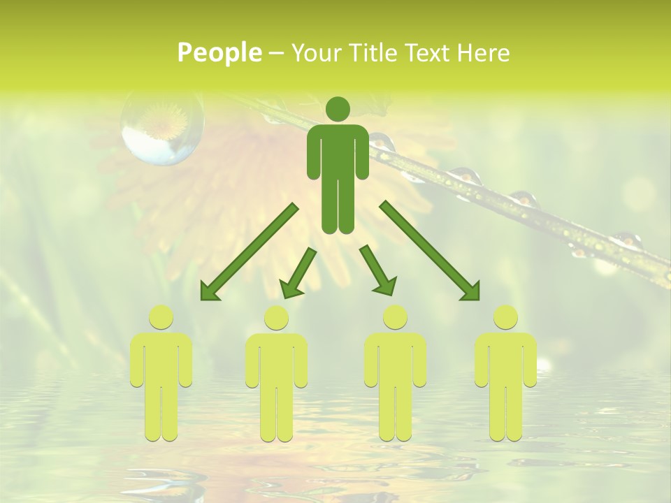 Meadow Sunrays Wave PowerPoint Template