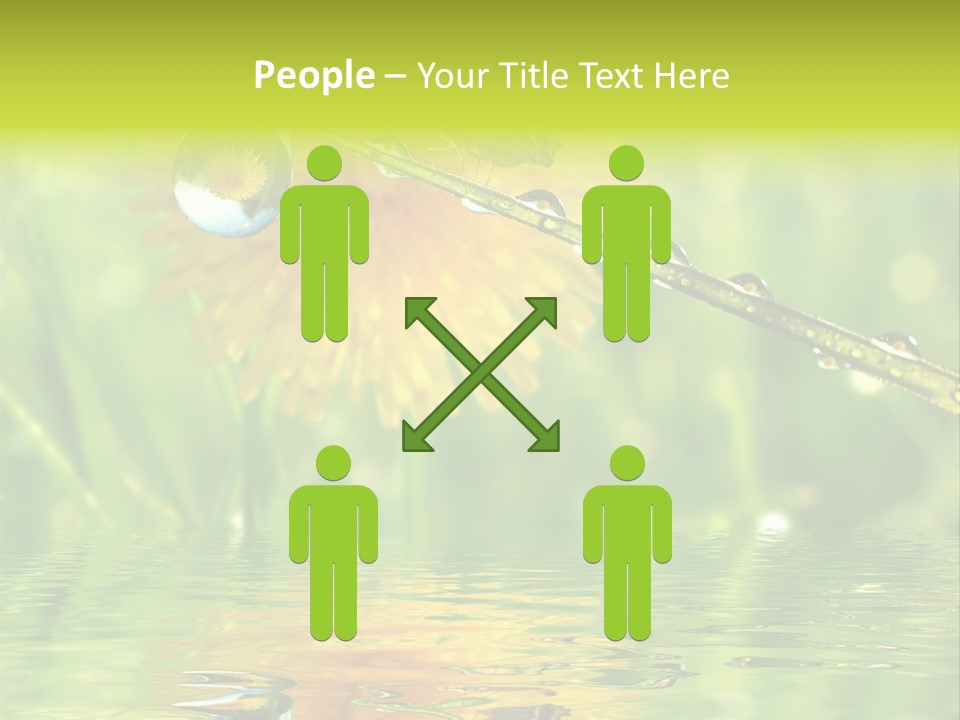 Meadow Sunrays Wave PowerPoint Template