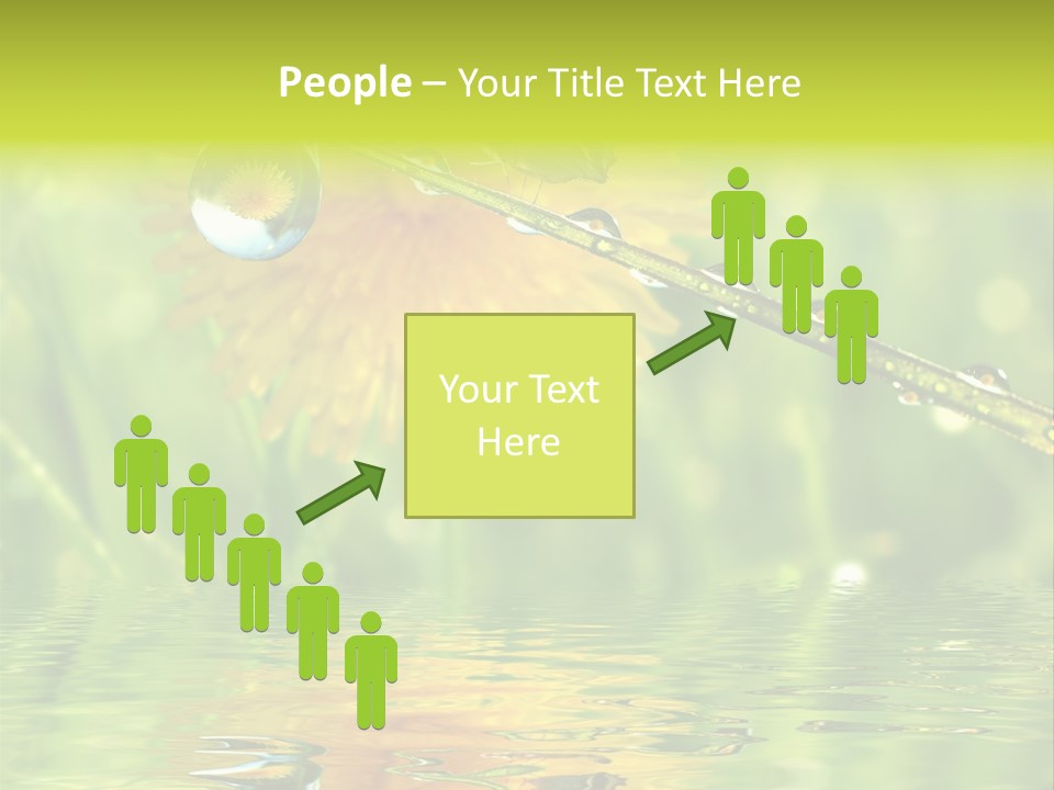 Meadow Sunrays Wave PowerPoint Template