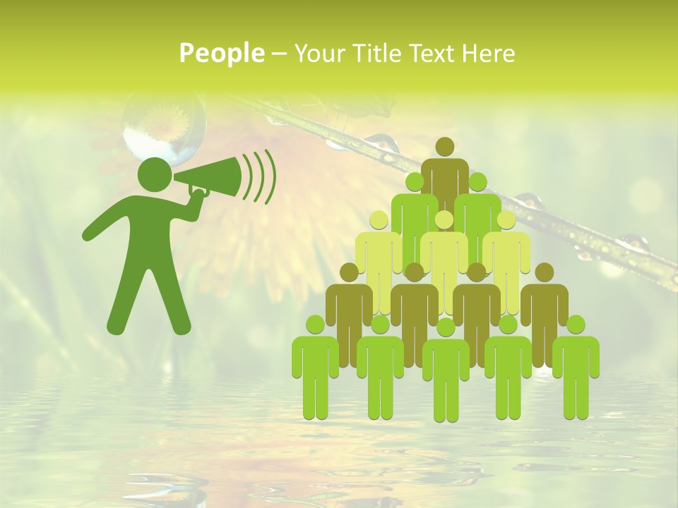 Meadow Sunrays Wave PowerPoint Template