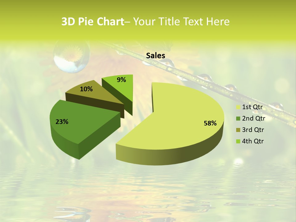 Meadow Sunrays Wave PowerPoint Template