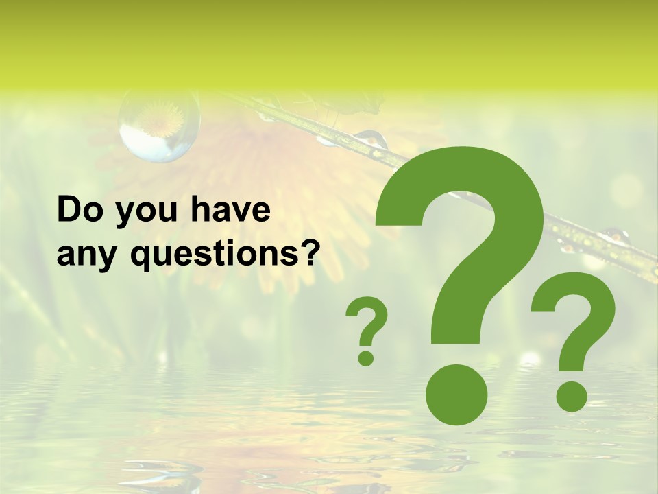 Meadow Sunrays Wave PowerPoint Template