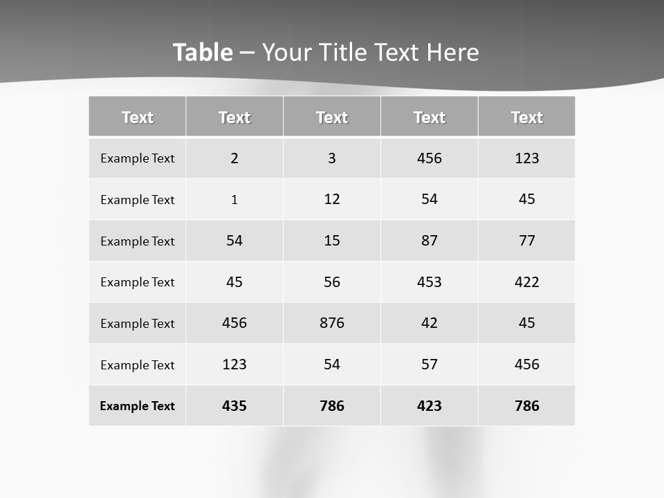 Head Lim En Ual PowerPoint Template