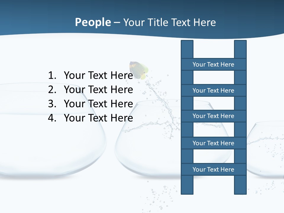 Jump Escape Courage PowerPoint Template